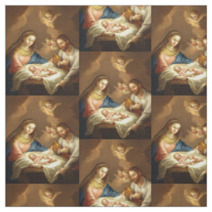 "La Natividad" custom fabric
