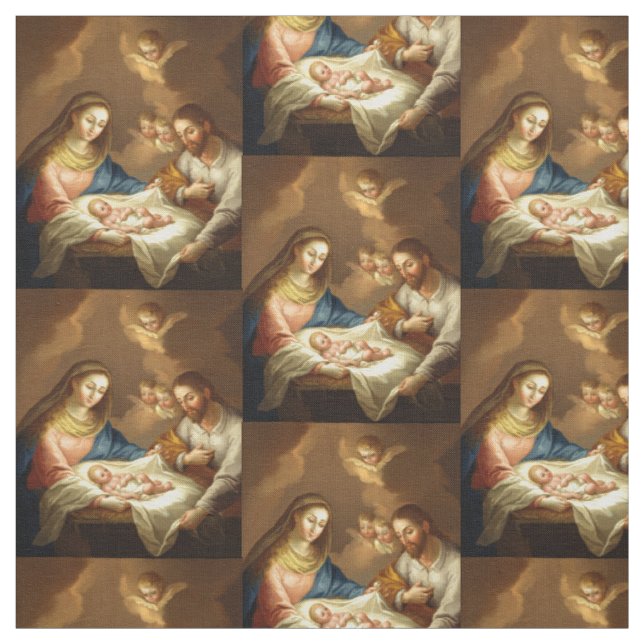 "La Natividad" custom fabric (Swatch)
