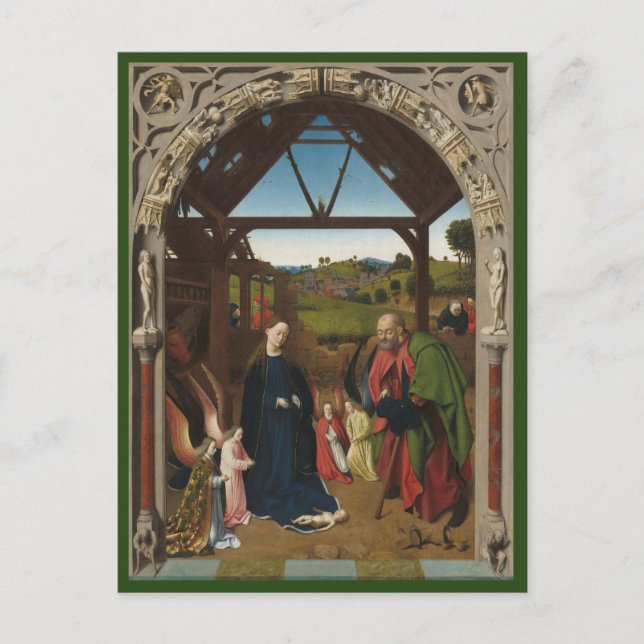 La Nativité c.1450 | Carte postale Blue Beach Song (Devant)