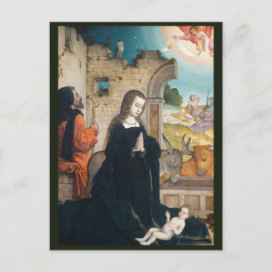 La Nativité c.1508   Carte postale Blue Beach Song