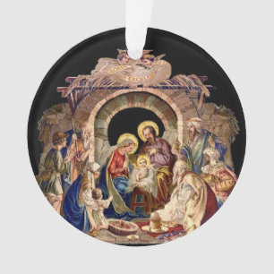La Nativité de l'ornement acrylique de Jésus