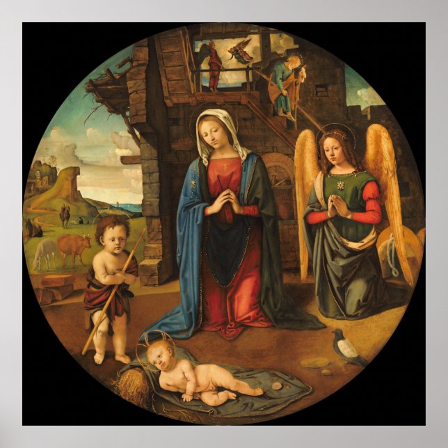 La Nativité - Poster des Beaux-Arts Piero di Cosim (Devant)