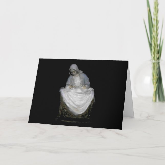 LA NATIVITÉ S'EST INSCRITE DANS LA CARTE DE SALUT (Devant)