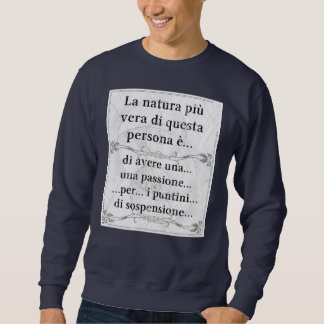 La natura più vera: passione puntini sospensione sweatshirt