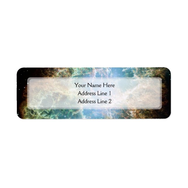 La nébuleuse du crabe (télescope Hubble) (Devant)