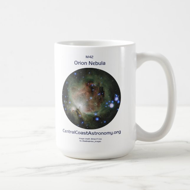 La nébuleuse Orion par Brian P. Cox - Mug 15oz (Droite)