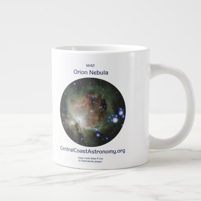 La nébuleuse Orion par Brian P. Cox - Mug 20oz (Droite)
