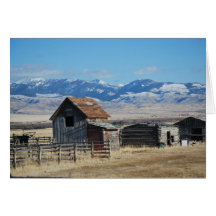 La neige de la montagne de la ville fantôme
