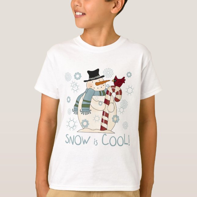 La neige est un cadeau et t-shirts de vacances Coo (Devant)