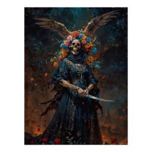 La Niña Negra Santa Muerte Poster