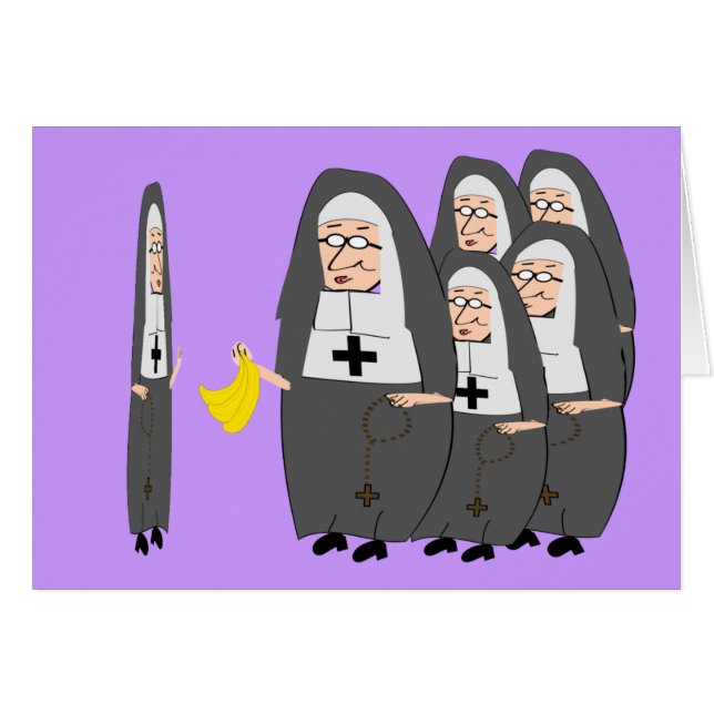 La nonne carde "les grosses soeurs " (Devant horizontal)