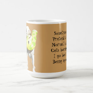 La normale est tasse de café ennuyeuse