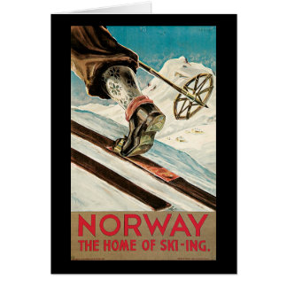 La Norvège la maison du ski