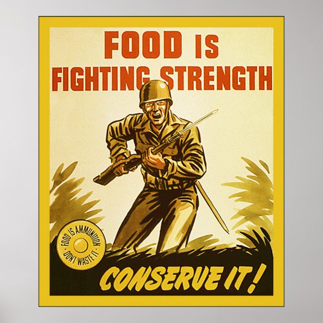 La nourriture combat la force ~ Poster de 2ÈME GUE (Devant)