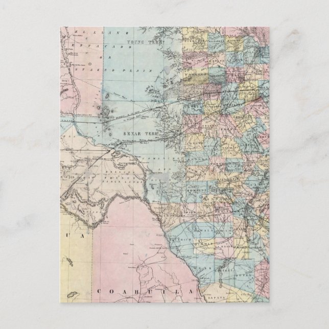 La nouvelle carte de Richardson de l'état du Texas (Devant)