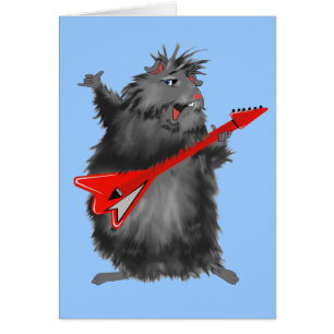 La nouvelle guitare de Betty noire