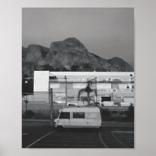 La Nucia B&W Poster