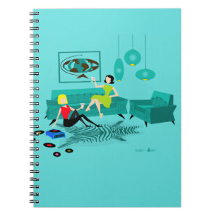 La nuit de la fille rétro dans le Carnet spirituel