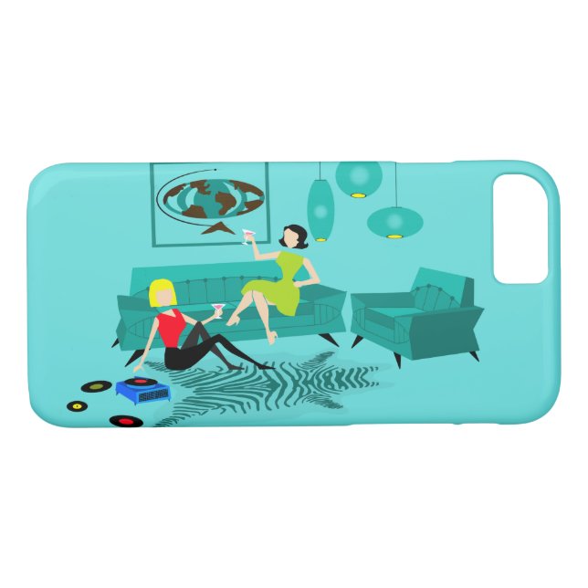 La nuit de la rétro en coque iphone (Dos (Horizontal))