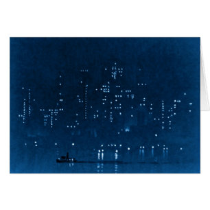 La nuit de Manhattan allume 1921