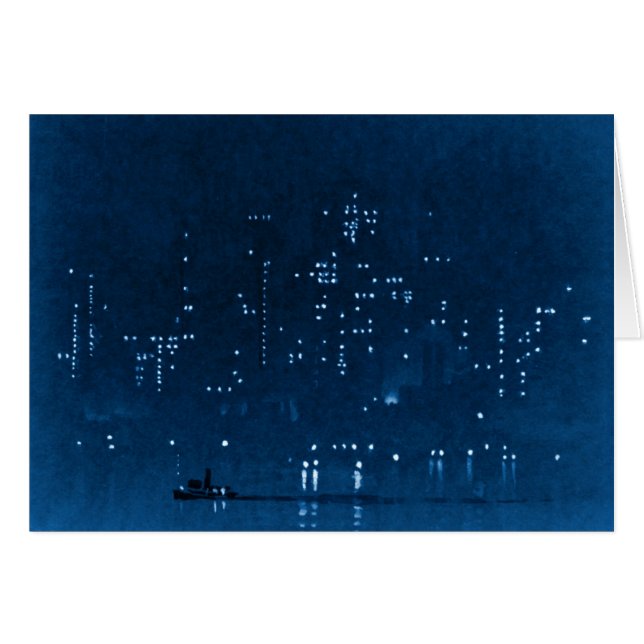 La nuit de Manhattan allume 1921 (Devant horizontal)