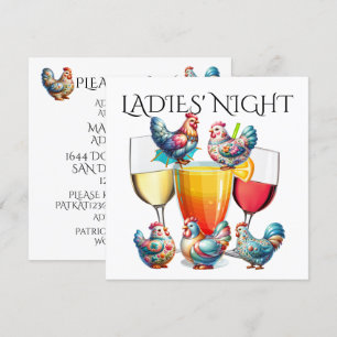 LA NUIT DES DAMES, etc. Invitation