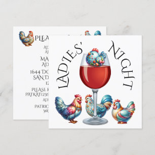 LA NUIT DES DAMES, etc. Invitation