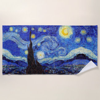 La nuit étoilée a inspiré des serviettes de Van