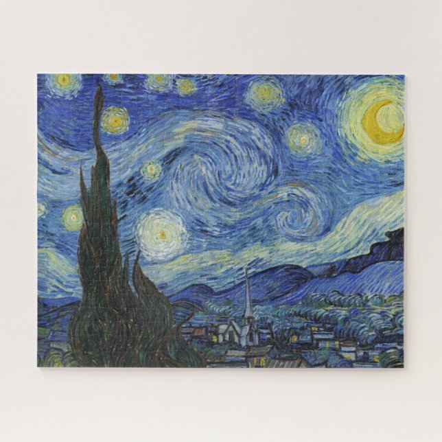 La nuit étoilée de Van Gogh Jigsaw Puzzle (Horizontal)