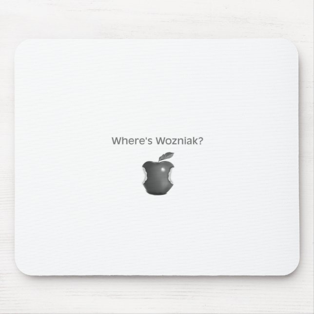là où est le tapis de souris de wozniak (Devant)