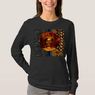 La paillette rêve le T-shirt avec Bouddha