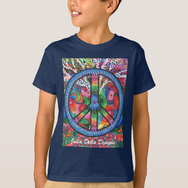 La paix de la vie badine le T-shirt (Devant)