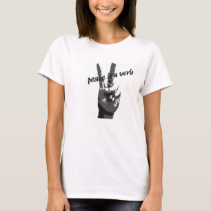 La paix est un T-shirt de verbe