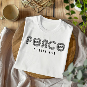 La paix pour les hommes et les femmes T-shirt chré