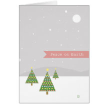La Paix Sur Terre Les Arbres De Noël Tombent De La