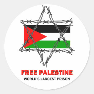 LA PALESTINE LIBRE : LE PLUS GRAND AUTOCOLLANT DE