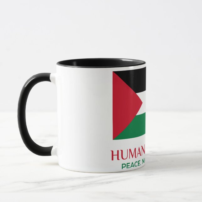 La Palestine soutient Combo Mug (Gauche)
