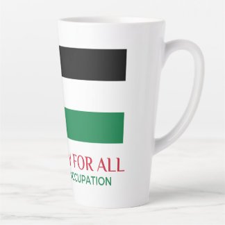 La Palestine soutient Latte Mug