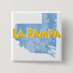 La Pampa 2 Inch Square Button