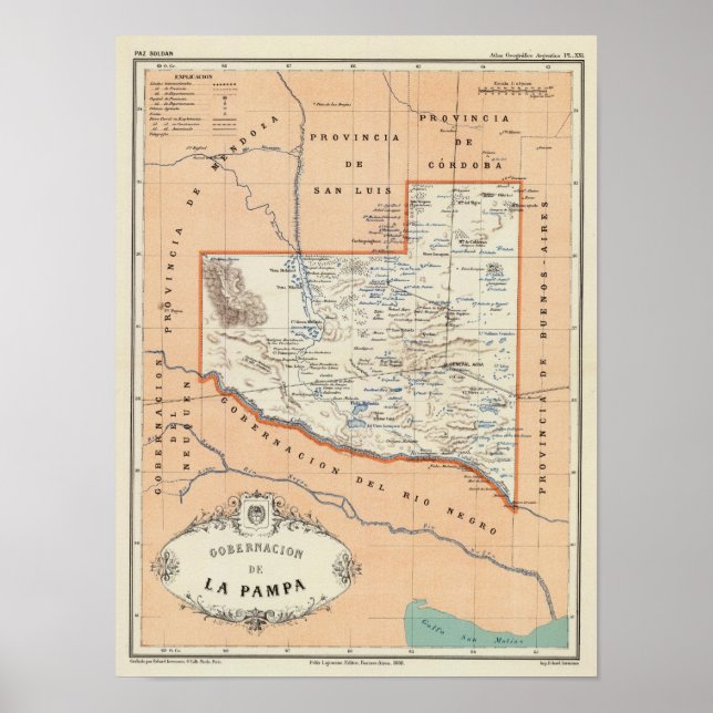 La Pampa, Argentina Poster (Front)