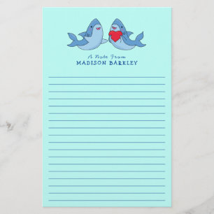 La papeterie Cute Kawaii de Shark Kid's