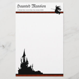 La papeterie du manoir d'Halloween