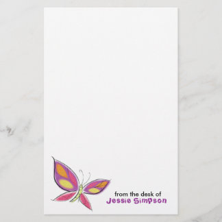 La papeterie personnalisée des enfants d'amusement