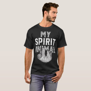 La paresse est mon animal d'esprit - T-shirt drôl