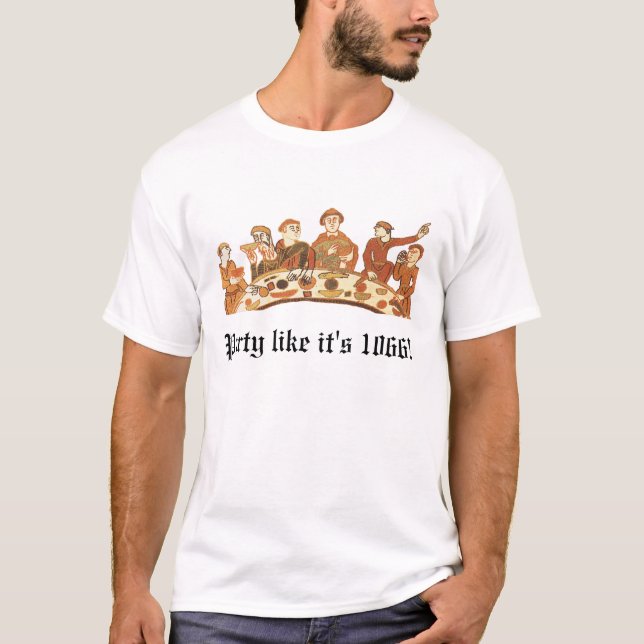 La partie comme elle est le T-shirt de 1066 hommes (Devant)
