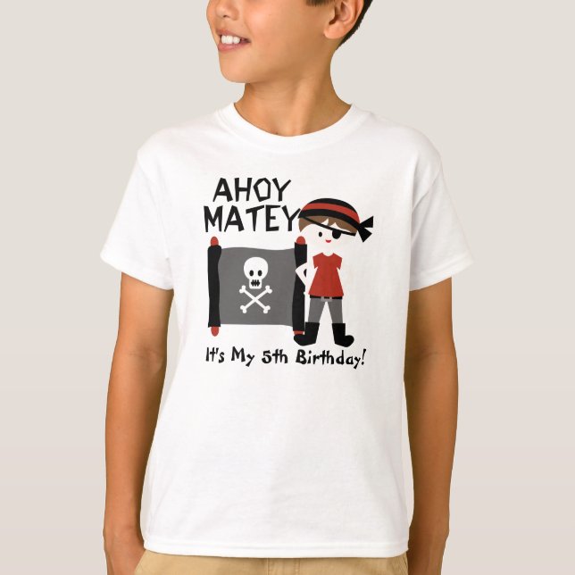 La partie de garçon de brune aiment un T-shirt de (Devant)