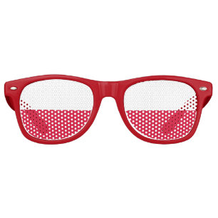 La partie ombrage des lunettes de soleil - drapeau