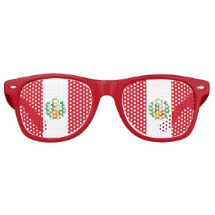 La partie ombrage des lunettes de soleil - drapeau