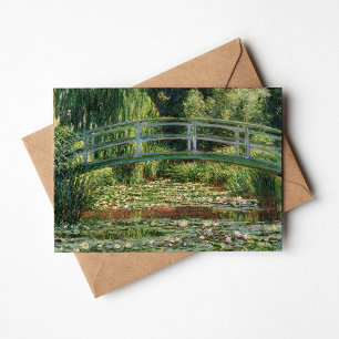 La passerelle japonaise   Carte Claude Monet