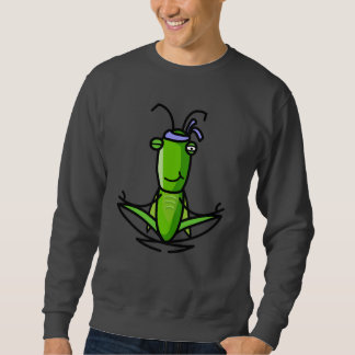 La patience, sweatshirt méditant de sauterelle